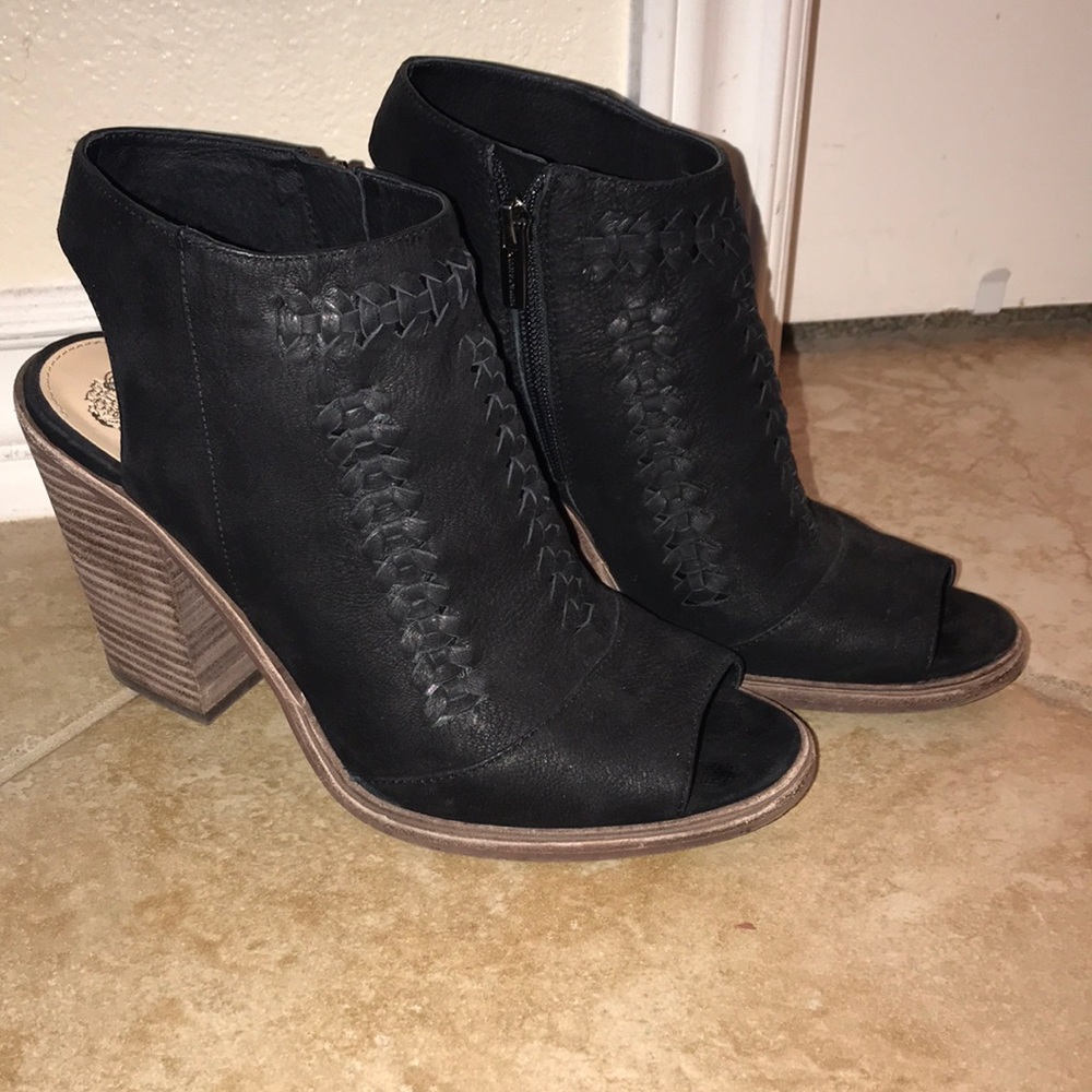 Vince Camuto Peep Toe Booties